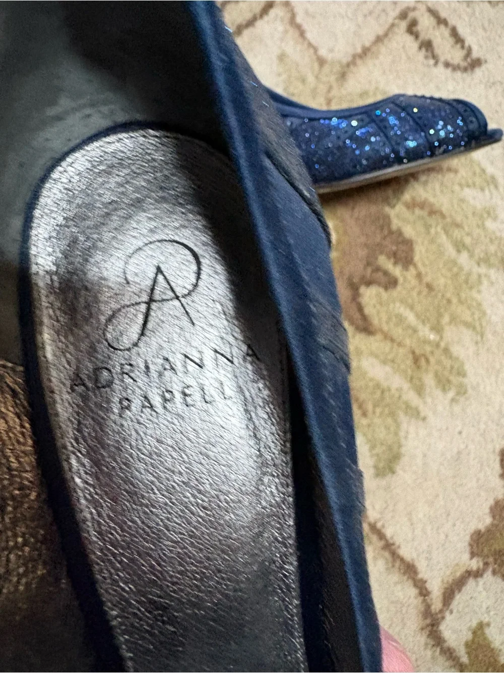 Adrianna Papell elegant navy